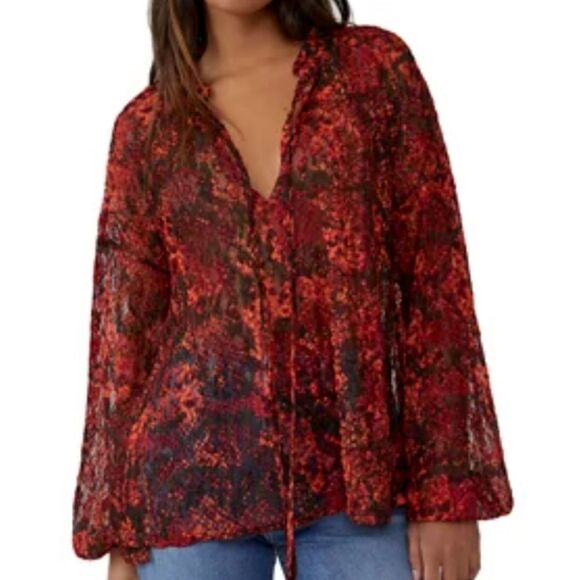 Free People Tops - Free People Out for the Night Top